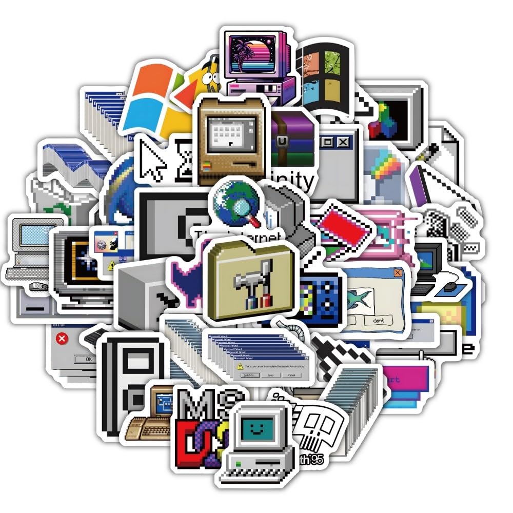 Photo 1 of 102Pcs Computer Stickers Pack for Laptop?Funny Science Decals for Teens?Vinyl Waterproof Math Sticker for Water Bottles?Phone?Hard Hat?Skateboard?Scrapbooking?Gifts for Kids/Adults