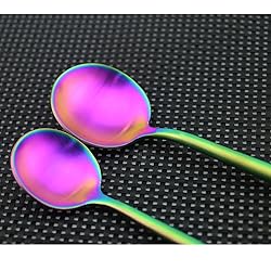 Uniturcky Iridescent Rainbow Multicolor Flatware 10