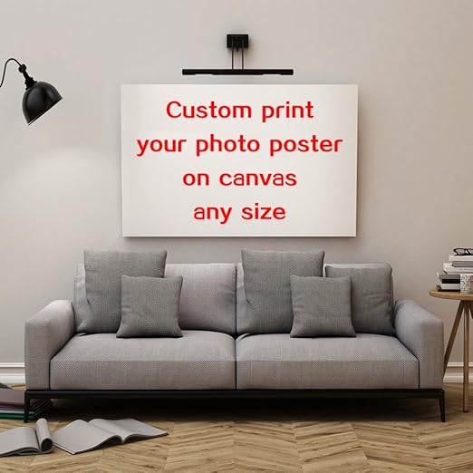 Amazon.com: Imprime tu foto personalizada en lienzo de cualquier tamaño – Impresión artística personalizada de alta calidad para decoración del hogar, sin marco: Arte, Manualidades y Costura