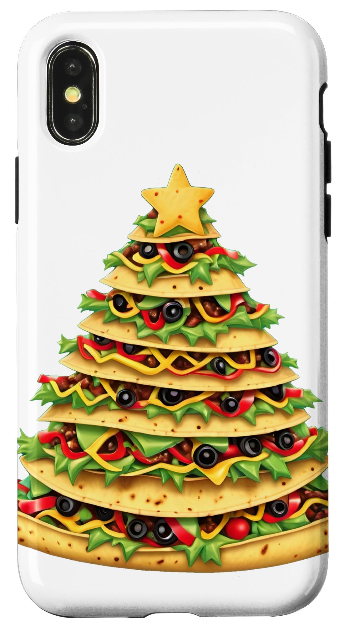 iPhone X/XS Taco Salad Christmas Tree Case