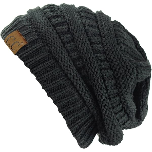 Cable Knit Slouchy Beanie Unisex Slouchy Winter Hats Knitted Beanie Caps Pink C8188dzzh5o