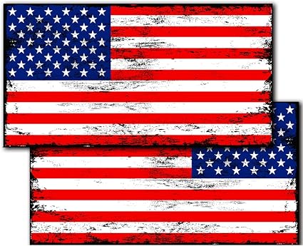 Amazon Com It S A Skin Distressed American Flags Decals Stickers