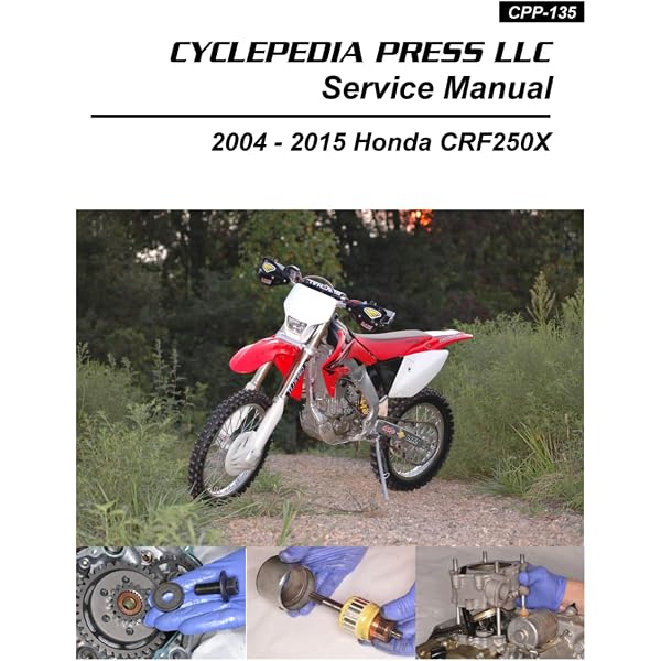 2004-2015 Honda CRF250X Cyclepedia Printed Motorcycle Service
