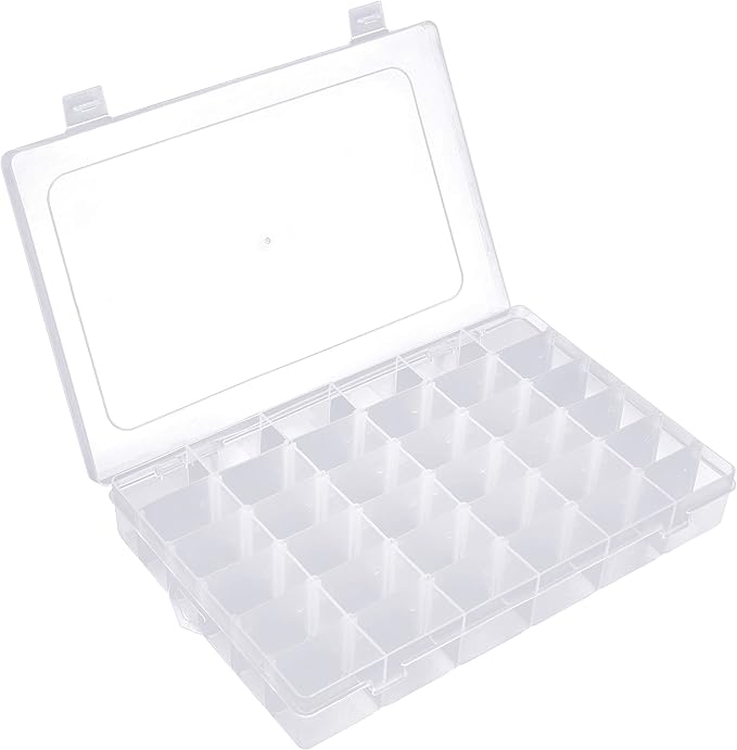 Caja Almacenamiento (Pack de 2) - Caja Plastico Compartimentos