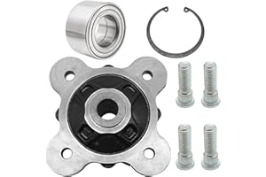 JAVIK Rear Wheel Hub Bearing Kit for Polaris Ranger 900 1000 Diesel 570-Full-Size Brutus GEM eM1400 M1400 Pro-XD, OEM# 5137431-067 5142964-067 7519753 3514635