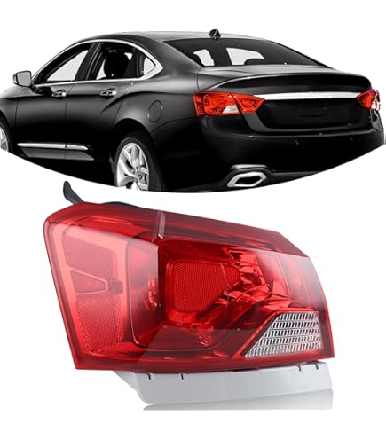 Right Rear Outer Tail Light Assembly For 2014-2020 Chevy Impala LS/LT/LTZ/Eco/Premier - Replaces OEM 84247727, 84527171