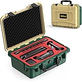STARTRC GAMES Hard Carrying Case for Nintendo Switch 2, Professional Deluxe IP67 Waterproof, Soft Lining Hard Travel Case for Nintendo Switch 2 Console Pro Controller & Accessories (Yellow & Green)