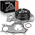A-Premium Engine Water Pump with Gasket & Pulley Compatible with Ford F-150 2011-2020 Mustang 2011-2017 Transit-150 Transit-2