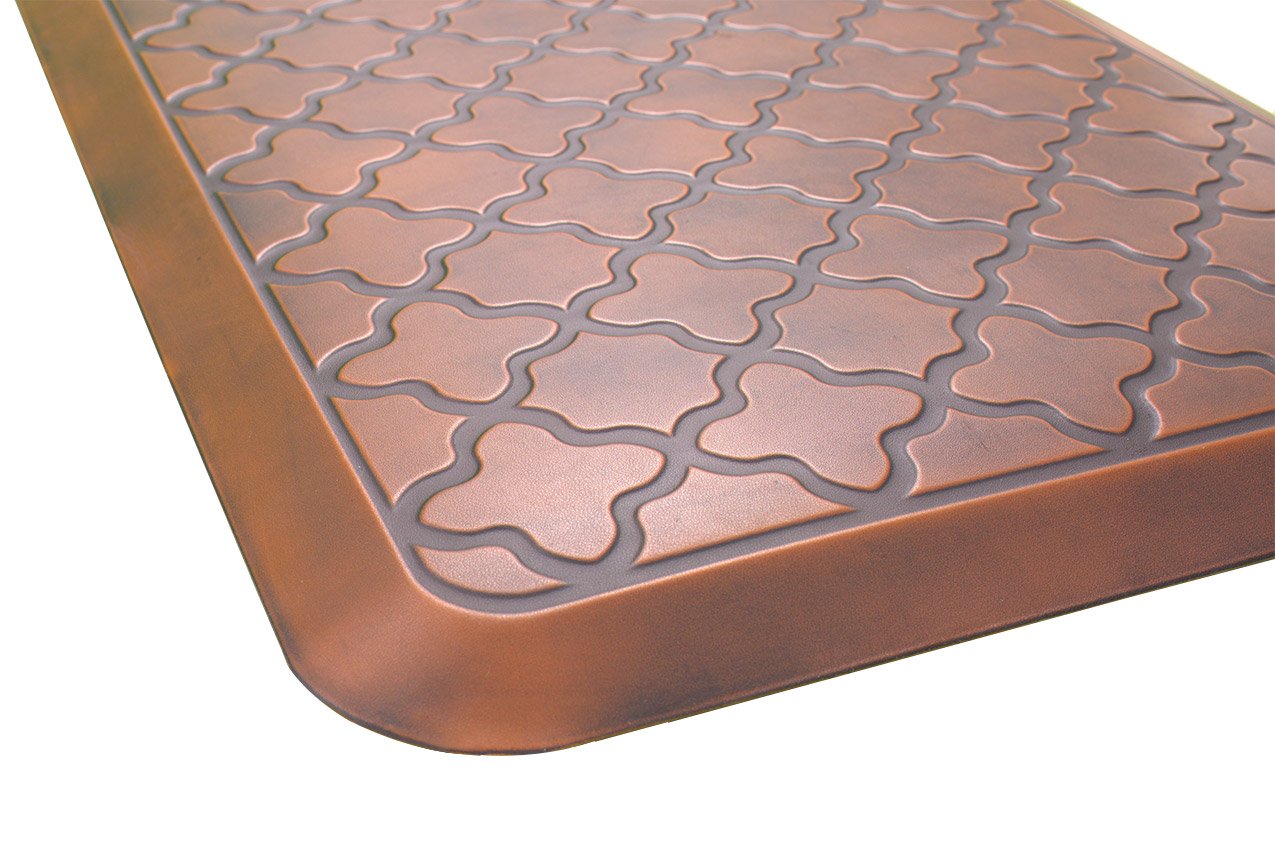 Butterfly AntiFatigue 24 by 70 Inch Quatrefoil Kitchen Comfort Mat