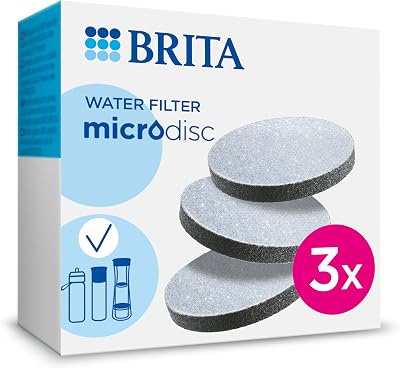 BRITA MicroDisc Replacement Filter Discs 3 Pack for Fill&Go Bottles