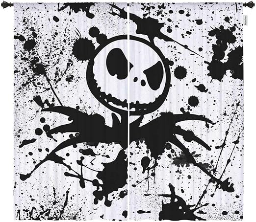 Amazon Com Moslion Living Room Window Curtains Splashing Ink