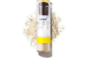 Supergoop! (Re) setting Mineral Powder, Translucent - 0.15 oz - Makeup Setting Powder + Broad Spectrum SPF 35 PA+++ Sunscreen - With Ceramides, Olive Glycerides & Coated Silica Spheres