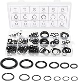 Arcjunys O-Ring Set 225 Pcs Black Rubber Assorted Sizes Seal Kit Plumbing view 1