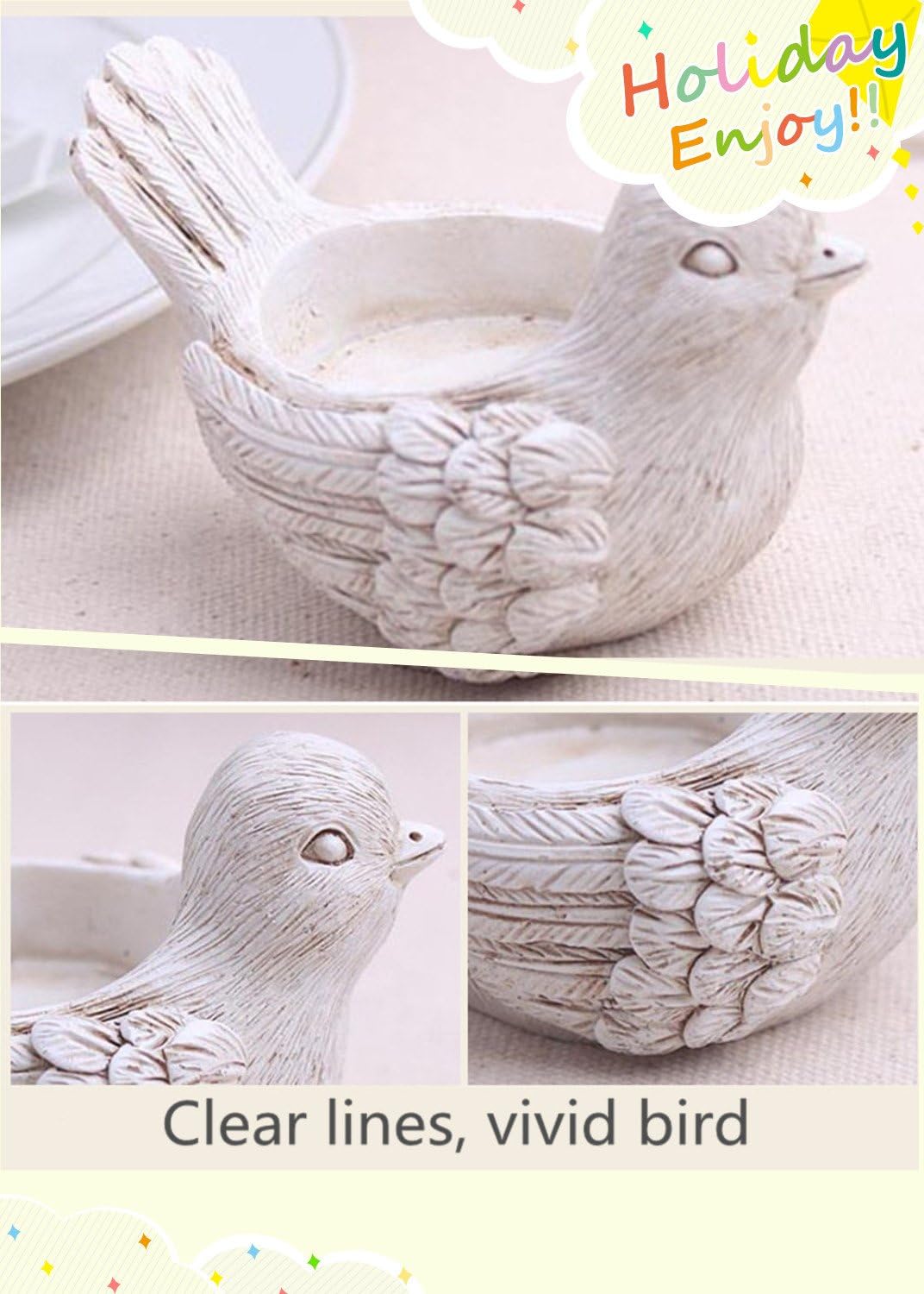 Candle Tealight Holder Candleholders for Votive Birthday Candles Home Decoration Elephant Design Pack of 2: Home & Kitchen