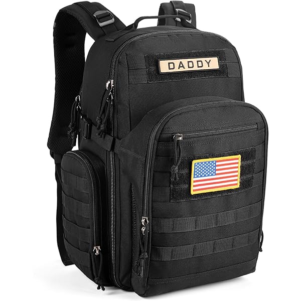 Rabjen Expandable Diaper Backpack - 25L To 34L Convertible Baby Bag With Insulated Pockets