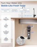 Waterdrop 10UB-B Under Sink Filter with Matte Black Faucet NSF 42 11000 Gallons view 2