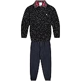 Calvin Klein boys 3-piece Sweater Set With Matching Button-down Shirt and Pants