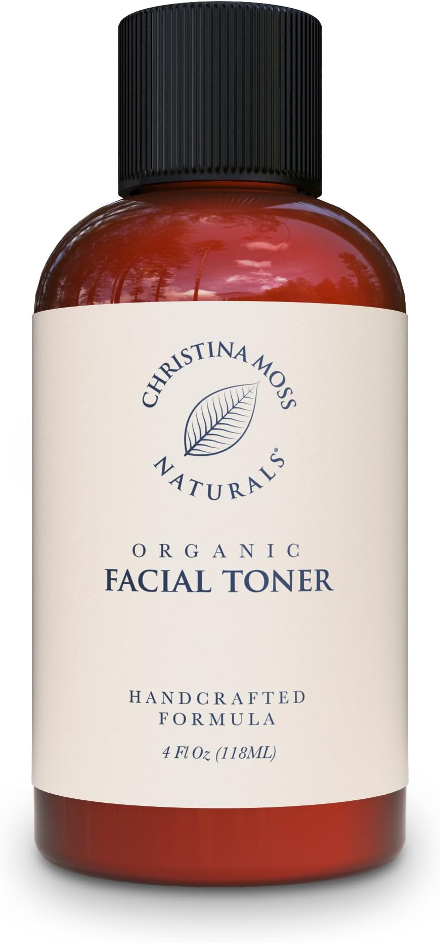 Christina Moss Naturals Facial Toner - Face Toner Made with Organic & Natural Ingredients - Skin Clearing, Refines, Tightens Pores, Hydrates, Restores pH. No Harmful Chemicals or GMOs 4oz Unscented