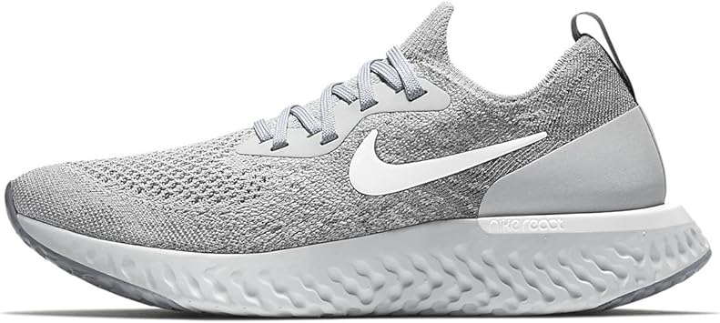 Amazon Nike ナイキ エピック リアクト フライニット Epic React Flyknit ウルフグレー クールグレー ピュアプラチナム ホワイト 国内正規品 30 0cm Aq0070 002 ナイキ Nike スポーツ アウトドア