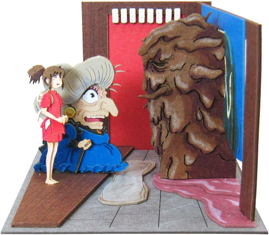 さんけい スタジオジブリmini 千と千尋の神隠し オクサレさま来たる ノンスケール ペーパークラフト Mp07 73 ペーパーアート 通販 Amazon