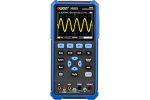 HDS25 OWON Oscilloscope Multimeter 25MHz Bandwidth Dual Channel Handheld Oscilloscope with 250 MSa/s Sample Rate Digital Multimeter Tester