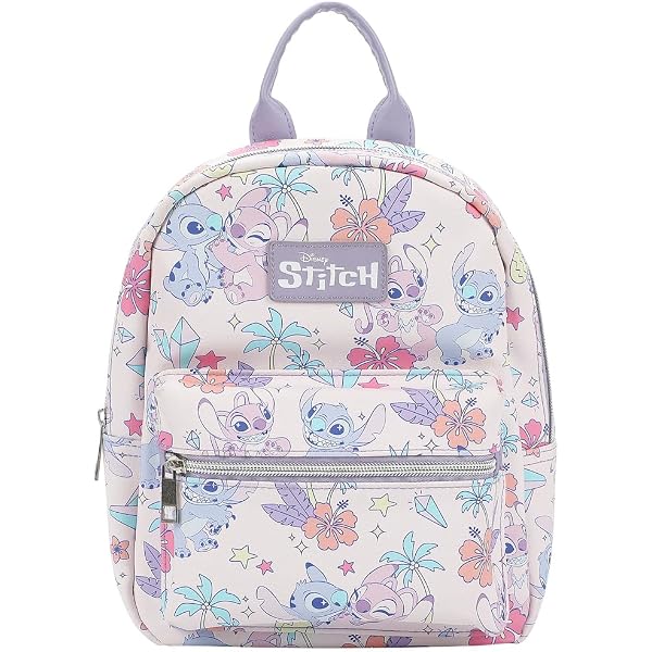 Disney Lilo & Stitch Tropical Lavender Mini Backpack Amazon.com | Disney Lilo & Stitch Tropical Lavender Mini  main image 4