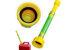 mapleza 1 PCS Gas Can Spout Replacement 10.9" Compatible with Midwest Scepter Gas Cans PVC Gas Hose Fit for 1/2/5/10 Gallon Fuel Jugs that feature 1.75"-1.8" Threads
