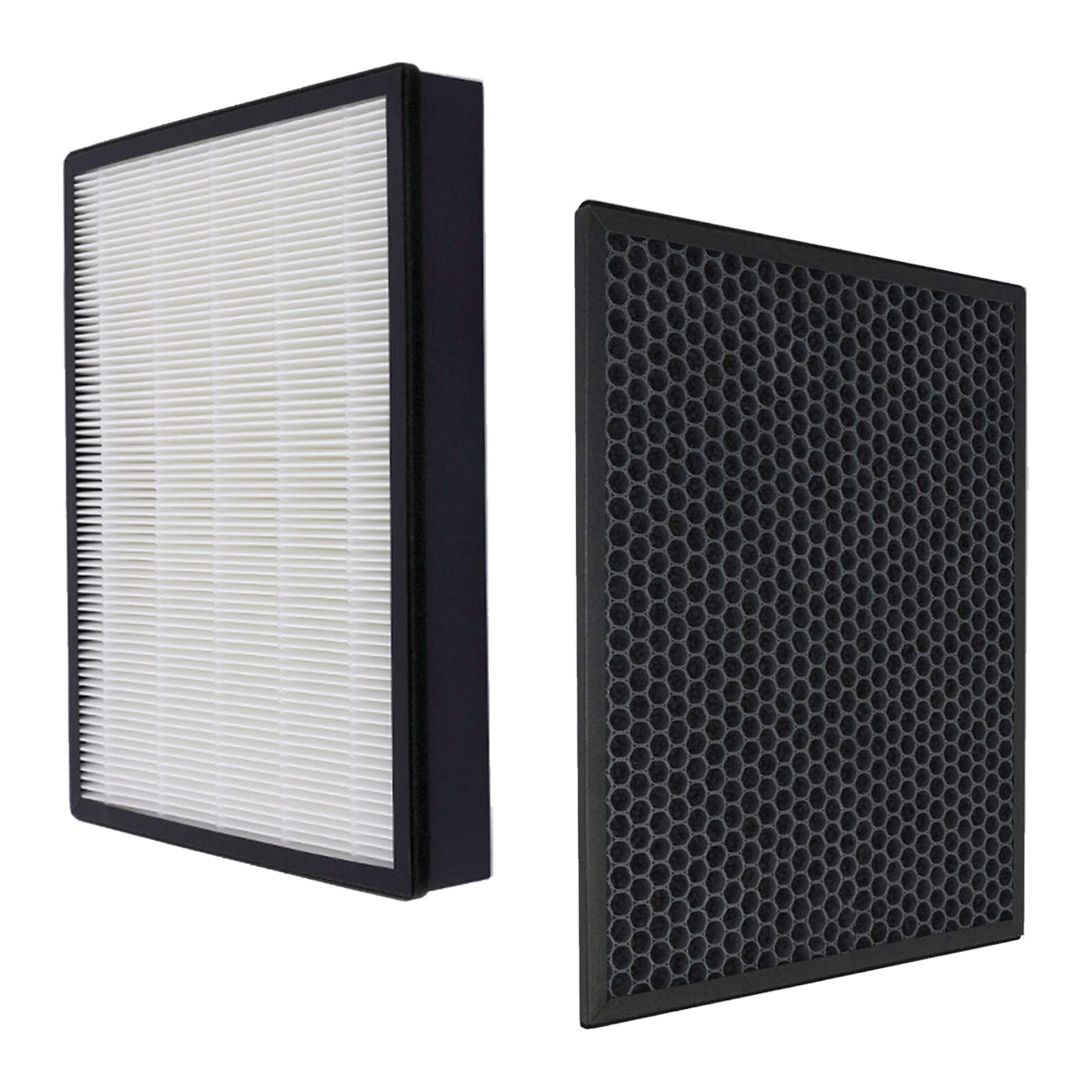 Replacement Filter Compatible with Philips 3000i Series AC3256 AC3257 AC3259 AC4550/10 Air Purifier True HEPA Filter & Activated Carbon Air Filter (Part Number FY3433/10 FY3432/10)