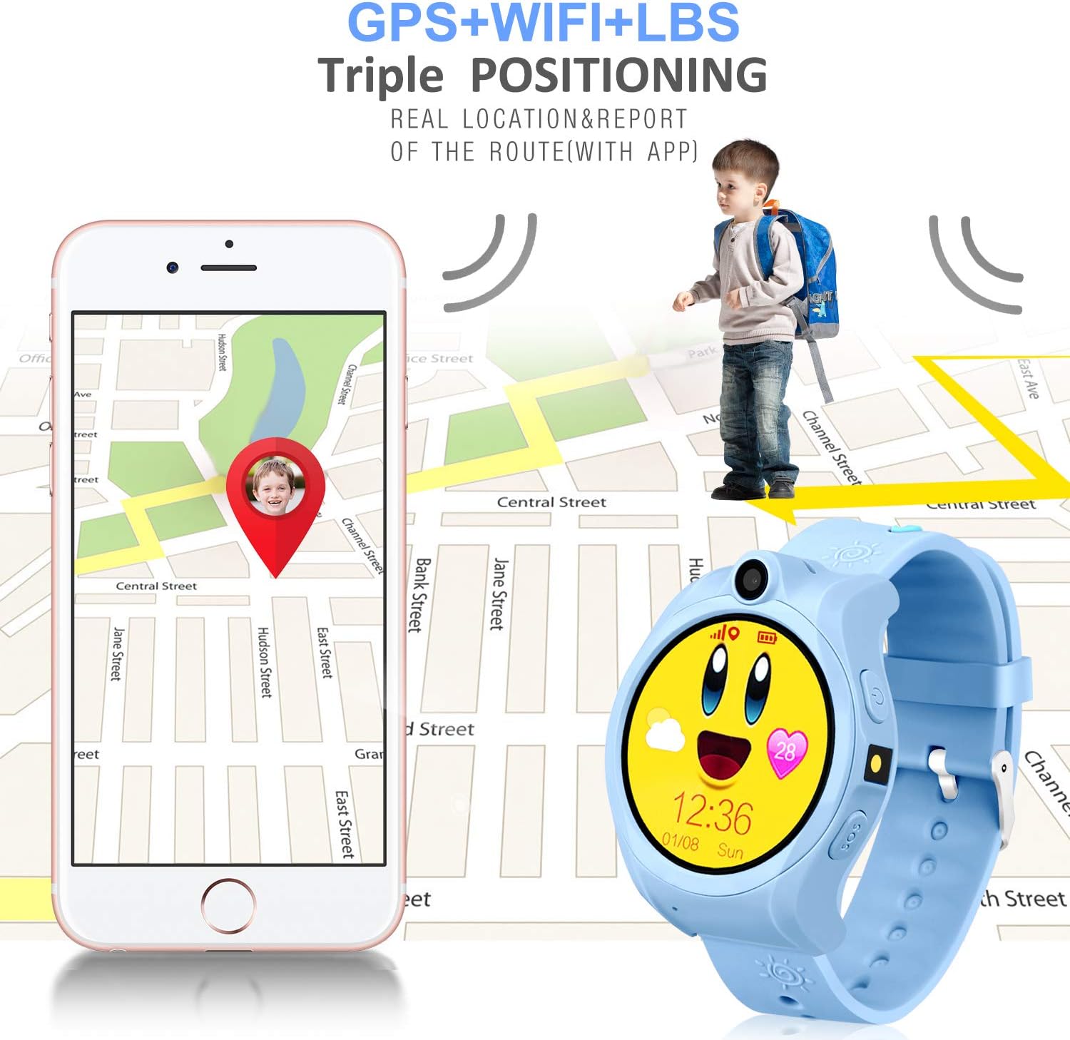 duiwoim kids smart watch