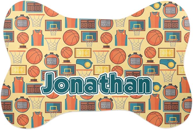 bone shaped dog food mat