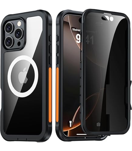 Amazon.com: ANTSHARE for iPhone 16 Pro Case, with [Built-in