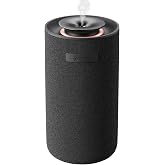 Waterless Car Diffuser Air Freshener, Vibration Sensor Auto On Off | Essential Oil Diffuser: Cordless rechargeable portable for home, 2 scent modes, fits 5/10/15ml bottles.Oils not included