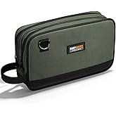 TUFFWORX Tool Bag, Dual Compartment Storage Pouch (Gray)