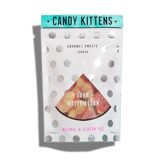 Candy Kittens Sour Watermelon, 150g Pouch Amazon.co.uk Grocery