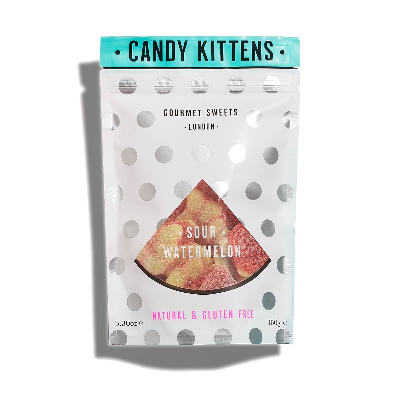 Candy Kittens Gourmet Sweets 150g Pouch Sour Watermelon Single Pack