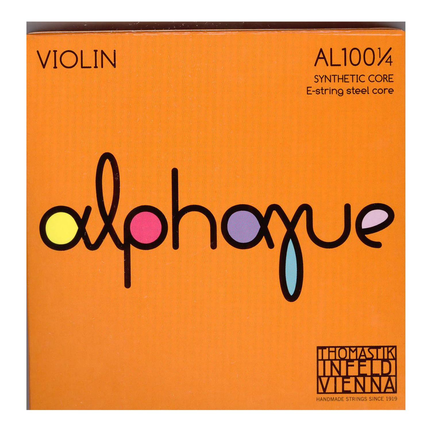 Thomastik Strings for Violin ALPHAYUE nylon core, set 1/4, scale 260mm / 10.2“