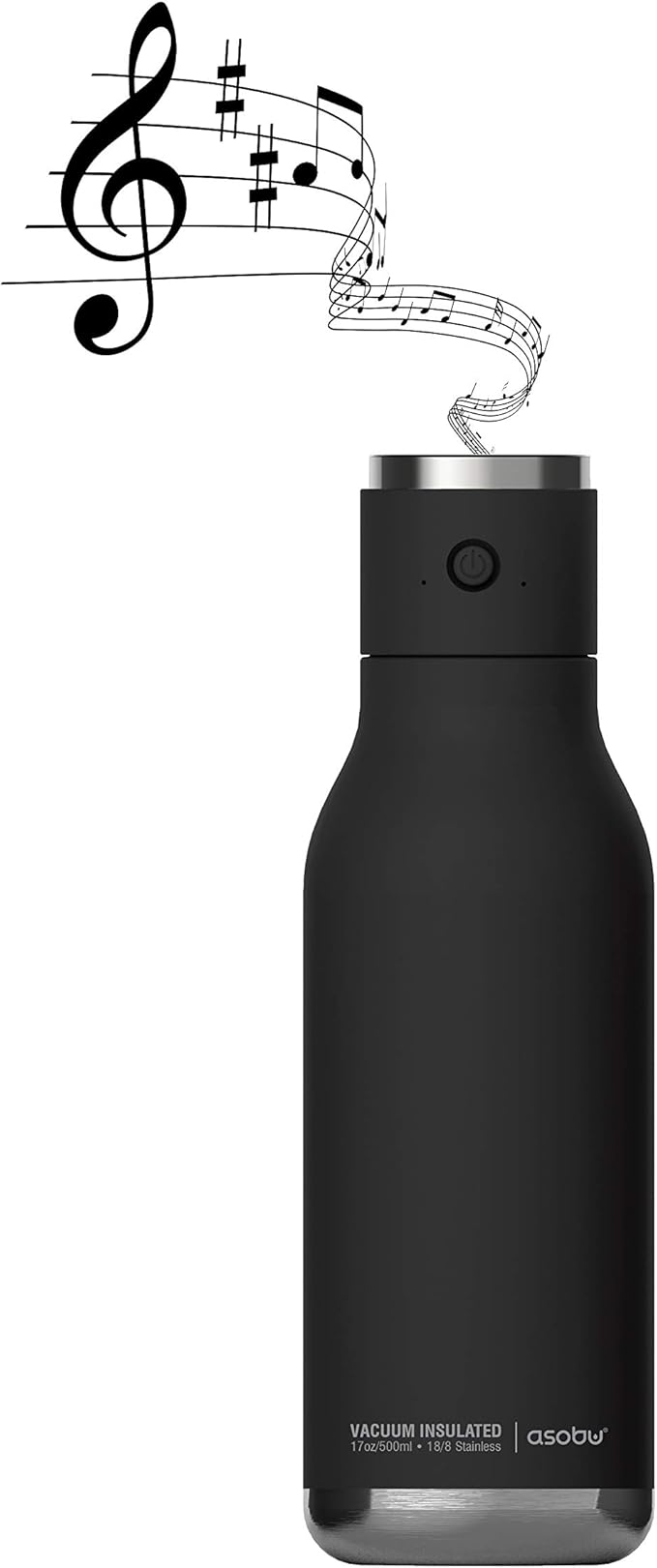 water bottle with a speaker