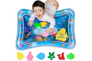 Tummy Time Water Mat – Inflatable Water Play Pad for Babies - Sensory Tummy Time Mat for Floor Play - 100% BPA-Free & Leakproof - Baby, Infants 3-12 Months – Avec Maman