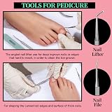 Fandamei 12 Pcs Nail Files & Buffer Set Manicure Pedicure Tools Kit view 5