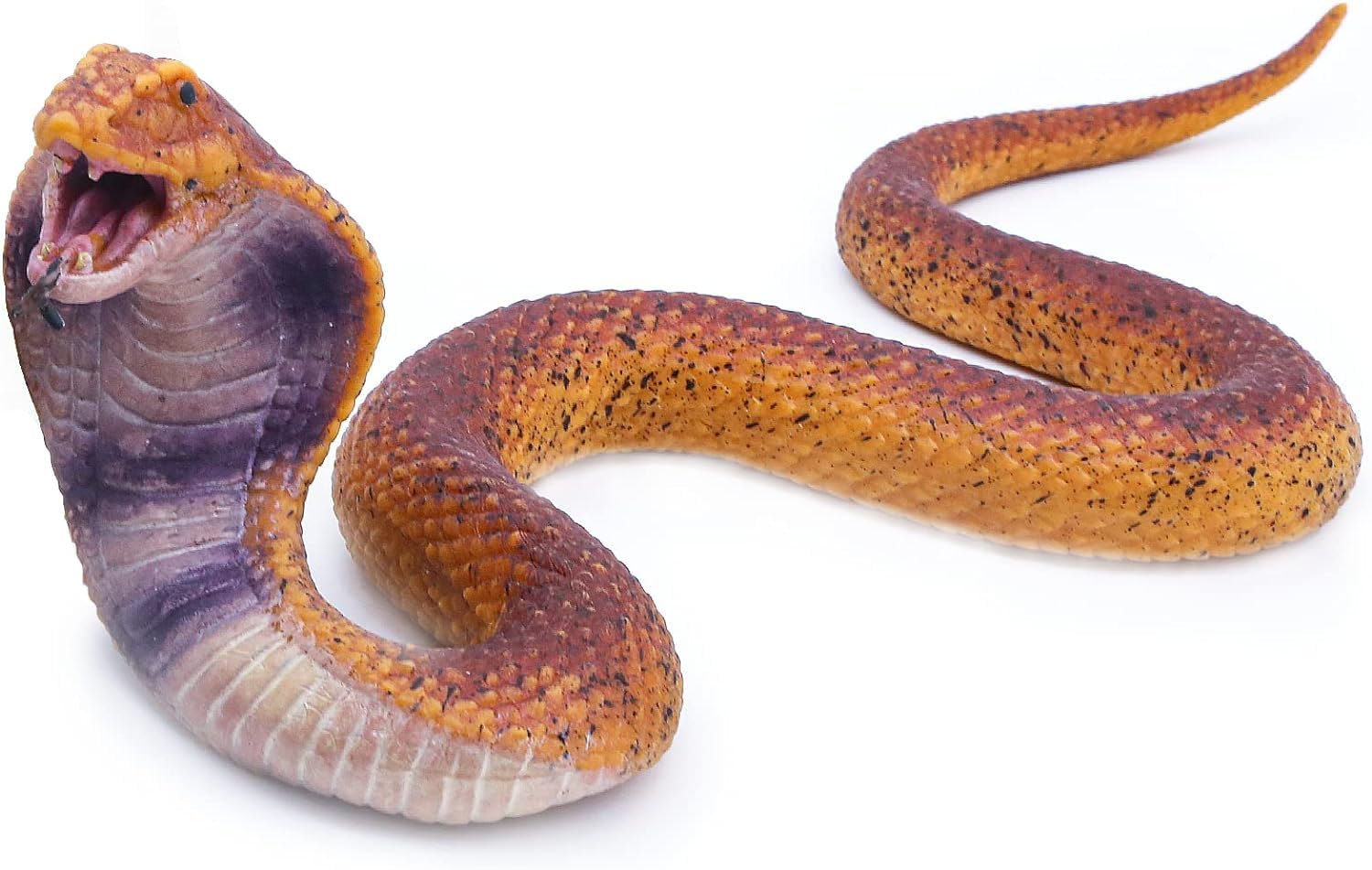 MAKFORT Realistic Fake Snake Fidget Toy - Plastic Snake for Kids - April Fool's Day & Halloween Prank Item - Party Favors & Gift Cobra