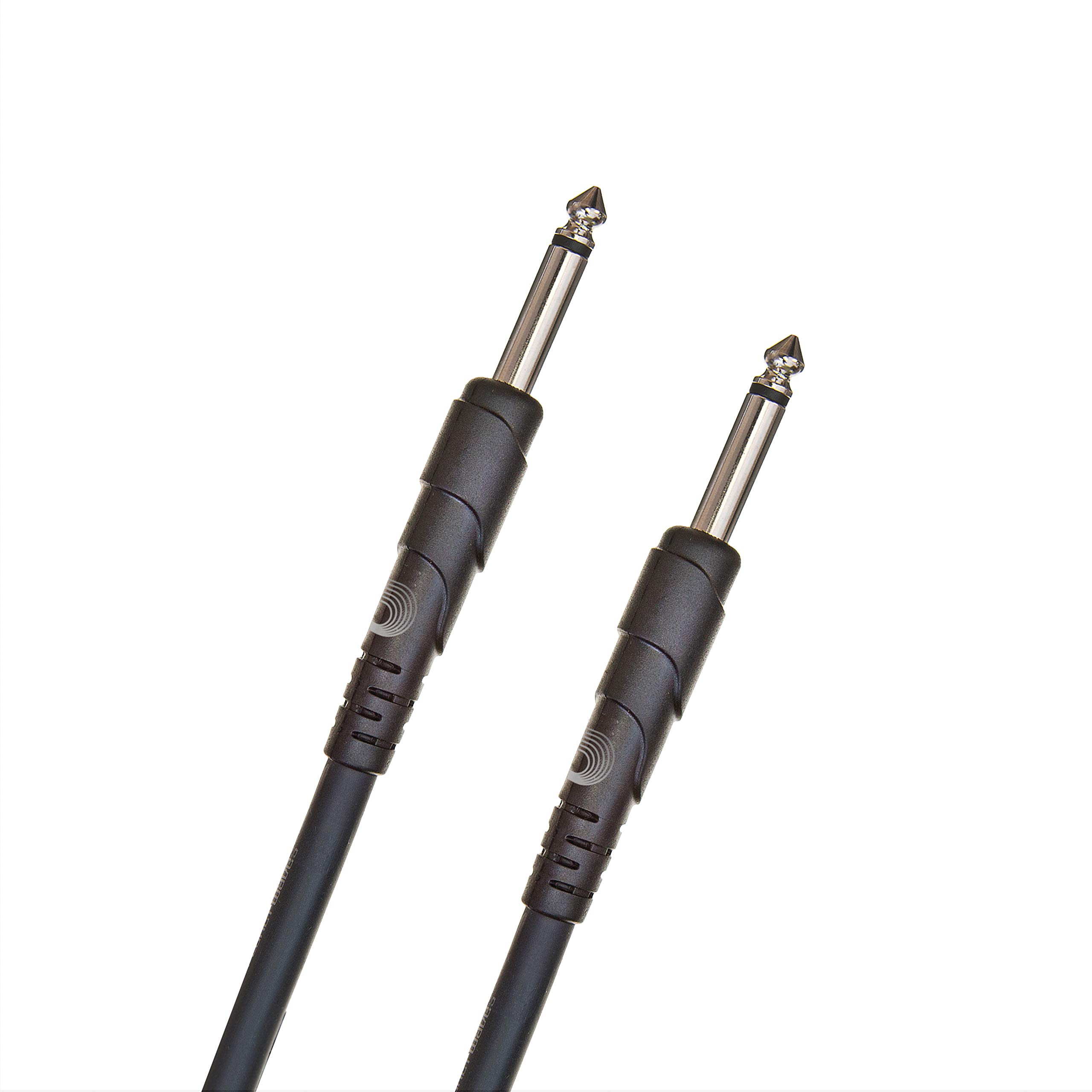 D'Addario Classic Series Speaker Cable - Shielded for Noise Reduction Evans - 1/4 Inch Male to 1/4 Inch Male - 5 Feet/1.52 Meters - Straight Ends - 1 Pack