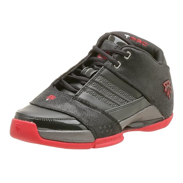 Buy adidas Kids' TMac 6 Basketball Shoe, Black/University Red, 11.5 M