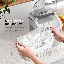 AGLUCKY Ice Makers Countertop with