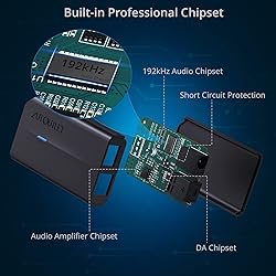 AUTOUTLET 192kHz Optical to RCA Converter DAC