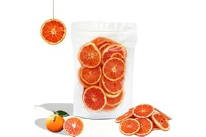 KACHIKACHI Dried Blood Orange Slices - 3.5oz, 30PCS+ Christmas Crafts | Food Grade Dehydrated Dried Fruit for Garland/Cocktails/Cakes/Potpourri/Candle Making