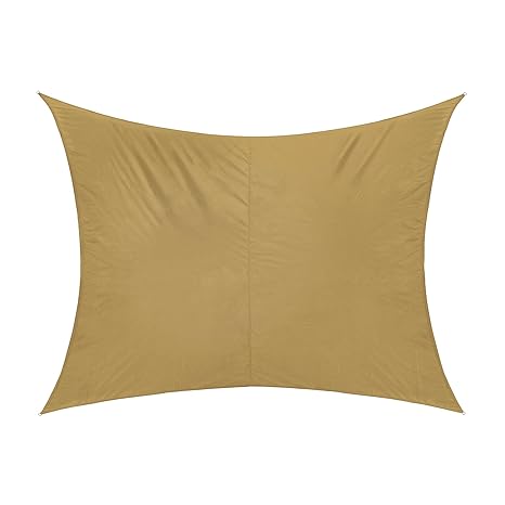 Jarolift Sonnensegel Rechteck wasserabweisend, 300 x 200 cm, sand