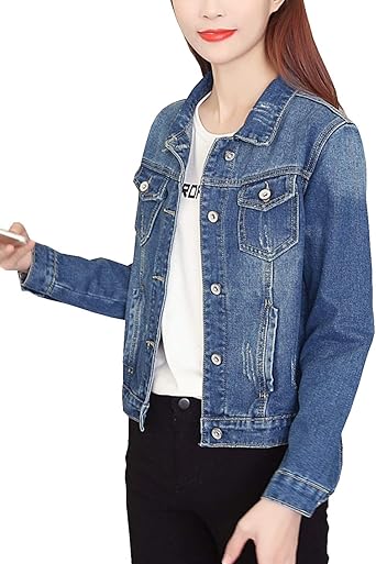 multi denim jacket