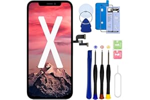 SIMDOG for iPhone X 10 Screen Replacement ​5.8" Kit,3D Touch & LCD Display digitizer Assembly Screen,Compatible with A1865、A1901、A1902，with Complete Repair Tools and Screen Protector.(5.8 Inch)