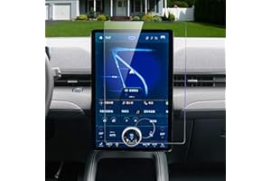Carwiner Screen Protector for Mustang Mach E 2021-2024 Accessories, Ford F150 Lightning 2022-2024 15.5 Inch Tempered Glass for Ford F-150 & Mach-e Anti Glare Fingerprint Navigation Protection