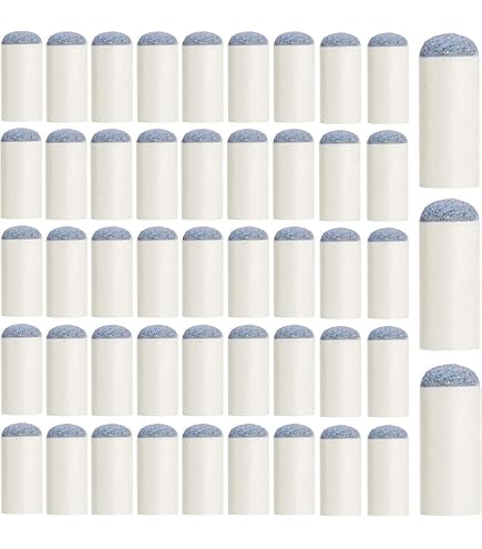 Lot De 10 Embouts Et Viroles Pour Queue De Billard – Cuir, 10 Mm, Laiton – Vis Sans Outil – Standard